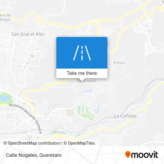 Mapa de Calle Nogales