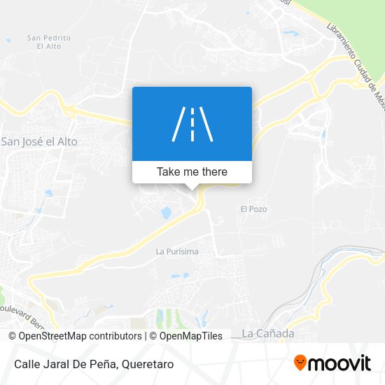 Mapa de Calle Jaral De Peña