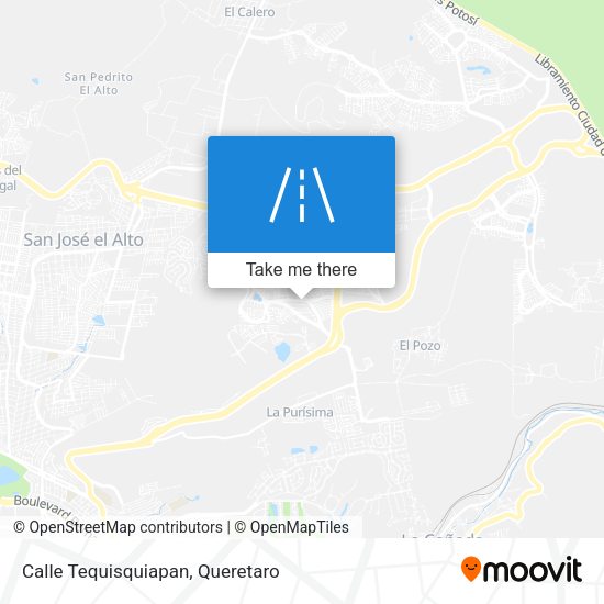 Calle Tequisquiapan map