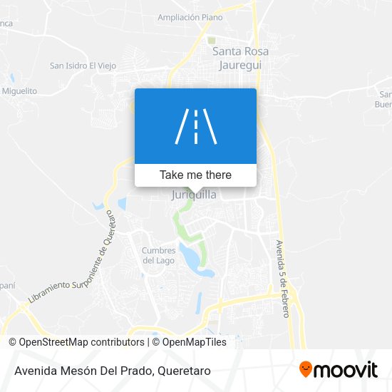 Mapa de Avenida Mesón Del Prado