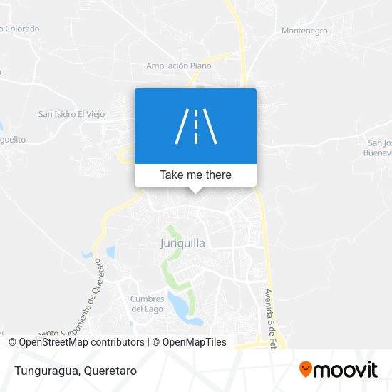 Mapa de Tunguragua