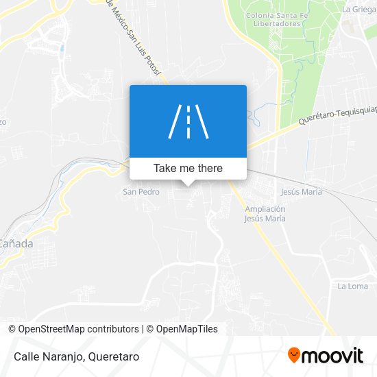 Mapa de Calle Naranjo