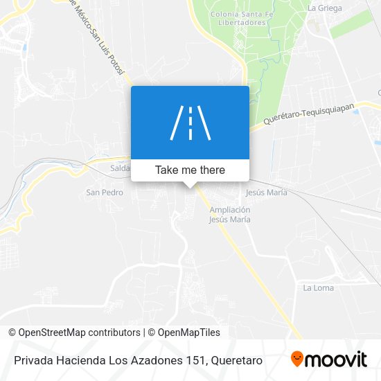 Privada Hacienda Los Azadones 151 map