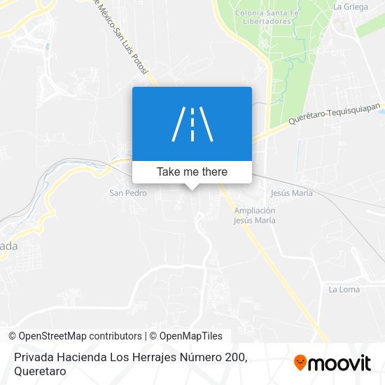 Privada Hacienda Los Herrajes Número 200 map