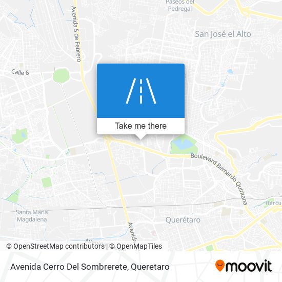Avenida Cerro Del Sombrerete map
