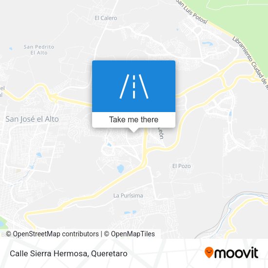 Calle Sierra Hermosa map
