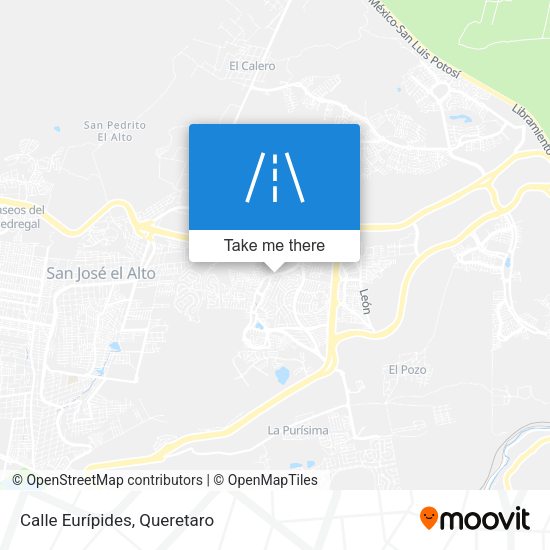 Calle Eurípides map
