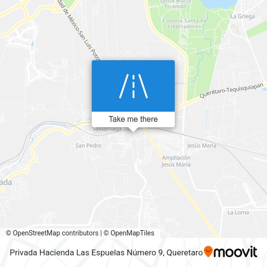 Mapa de Privada Hacienda Las Espuelas Número 9