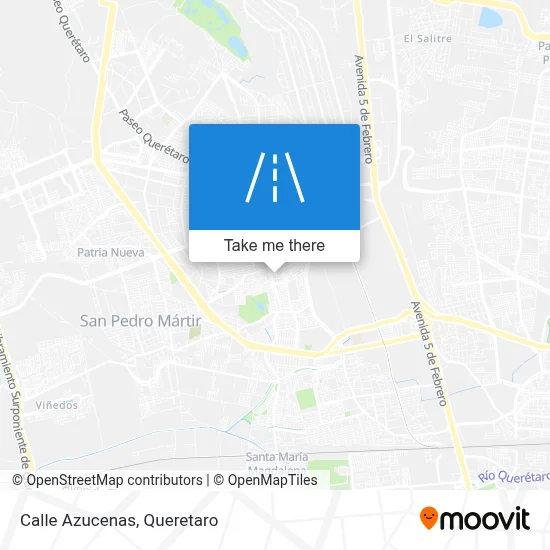 Calle Azucenas map