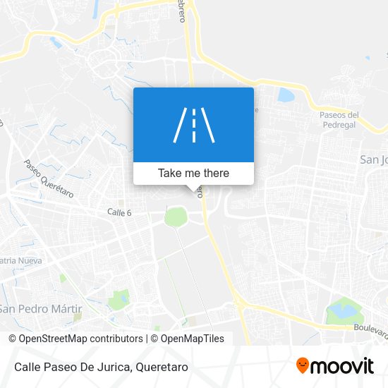 Calle Paseo De Jurica map