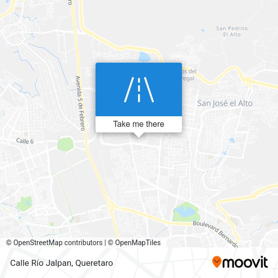 Mapa de Calle Río Jalpan