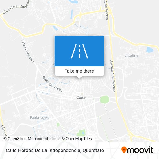 Calle Héroes De La Independencia map