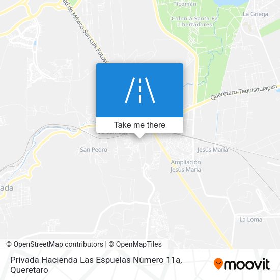 Privada Hacienda Las Espuelas Número 11a map