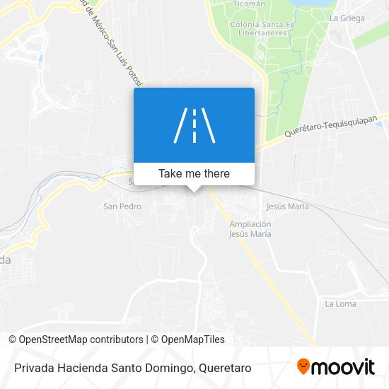 Mapa de Privada Hacienda Santo Domingo