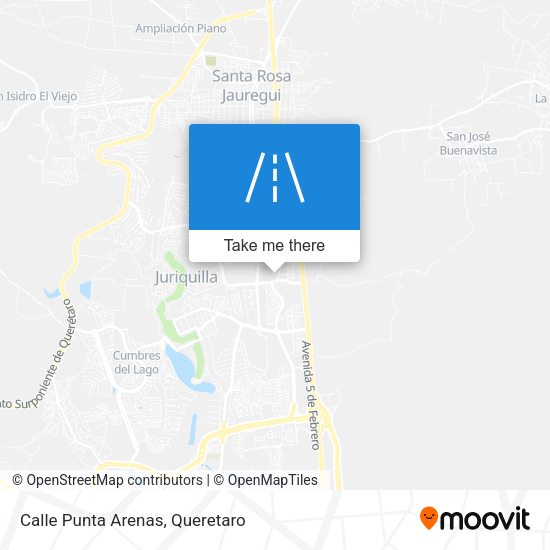 Calle Punta Arenas map