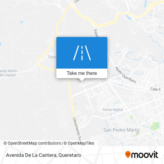 Avenida De La Cantera map