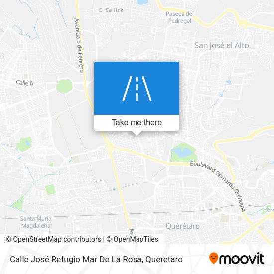 Calle José Refugio Mar De La Rosa map