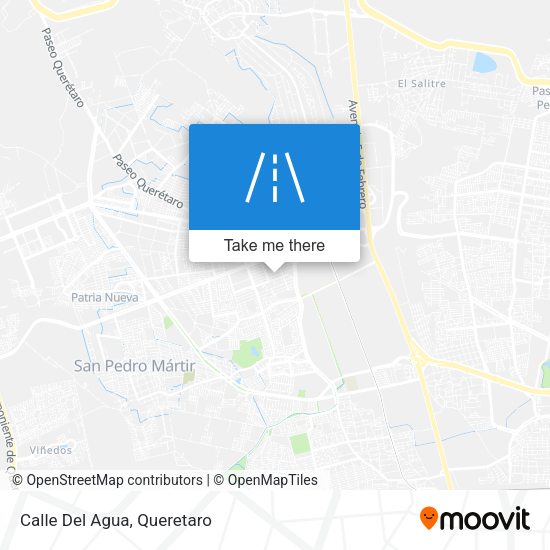 Mapa de Calle Del Agua