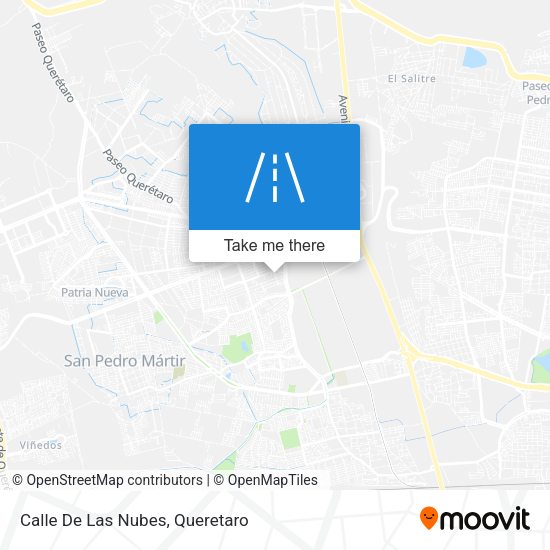 Mapa de Calle De Las Nubes