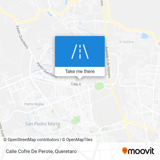 Calle Cofre De Perote map