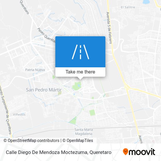 Calle Diego De Mendoza Moctezuma map