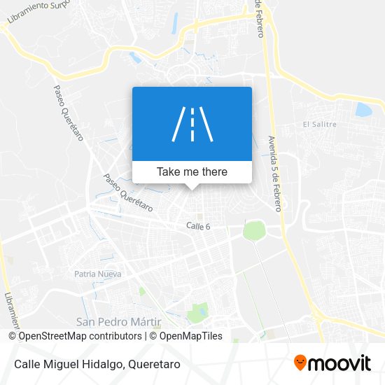 Mapa de Calle Miguel Hidalgo