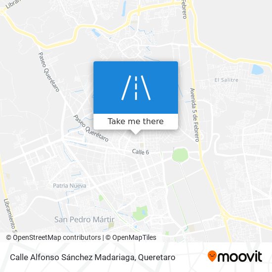 Calle Alfonso Sánchez Madariaga map