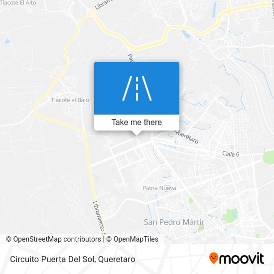 Circuito Puerta Del Sol map