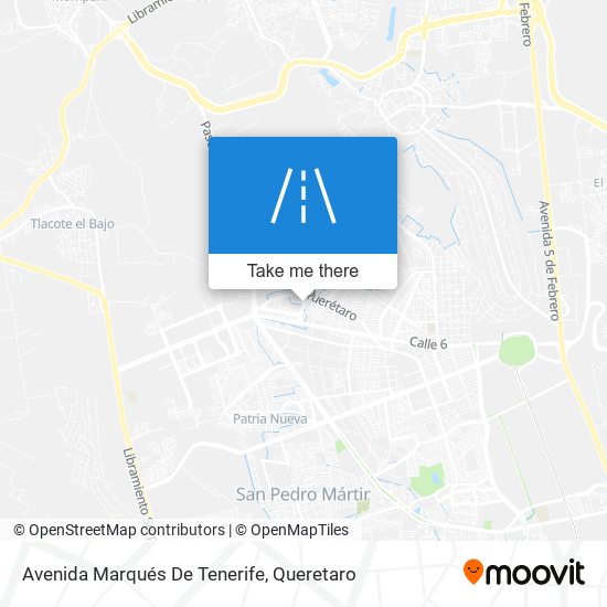 Avenida Marqués De Tenerife map