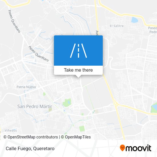 Mapa de Calle Fuego