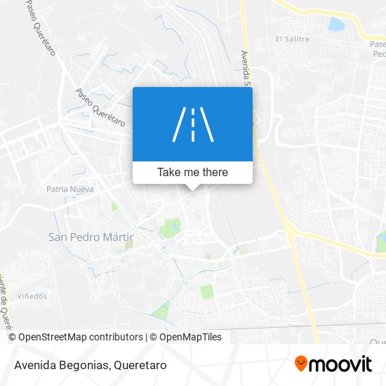 Avenida Begonias map