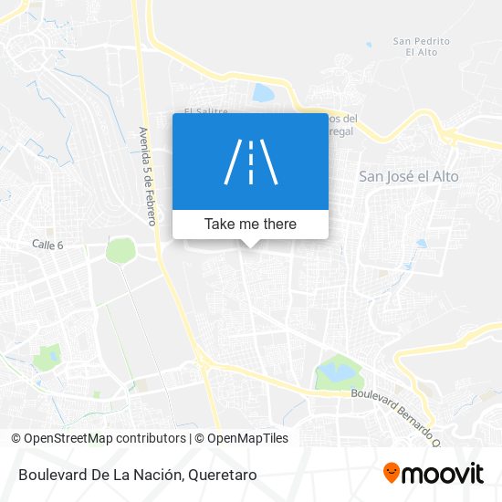 Boulevard De La Nación map