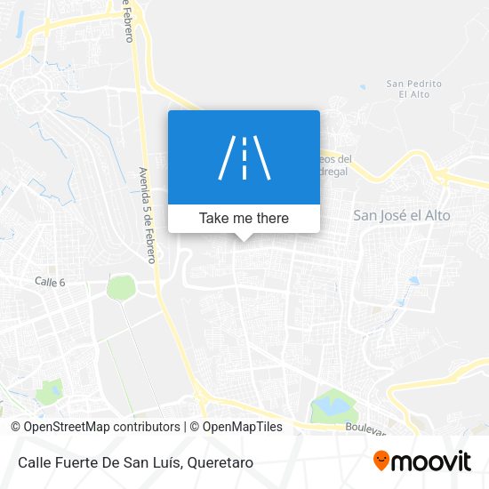 Calle Fuerte De San Luís map