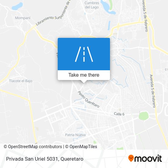 Privada San Uriel 5031 map