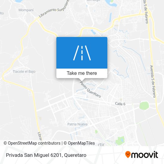 Privada San Miguel 6201 map