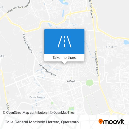 Calle General Maclovio Herrera map