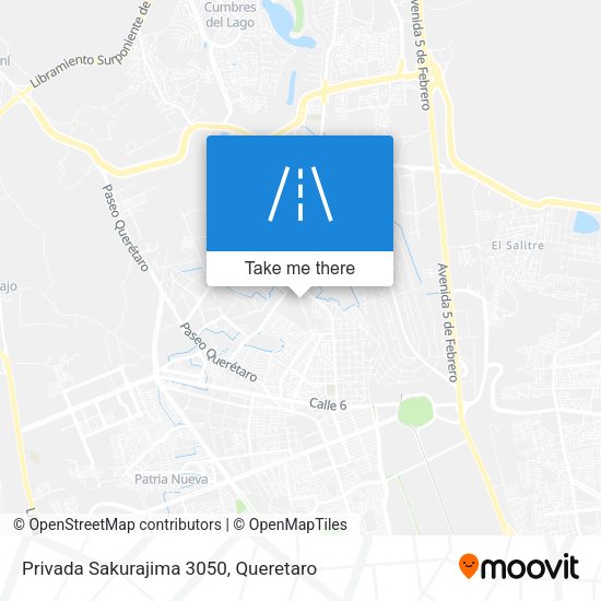Privada Sakurajima 3050 map