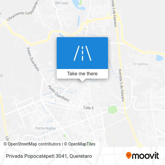 Mapa de Privada Popocatépetl 3041