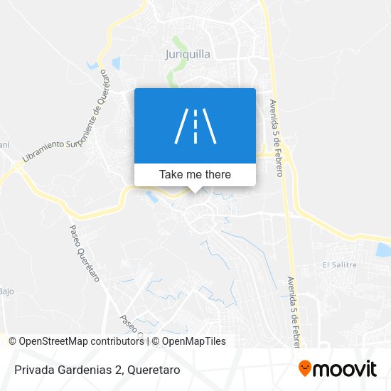 Privada Gardenias 2 map