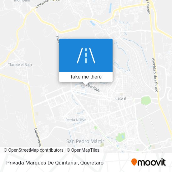 Mapa de Privada Marqués De Quintanar