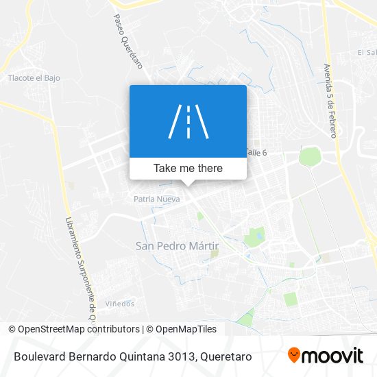 Boulevard Bernardo Quintana 3013 map