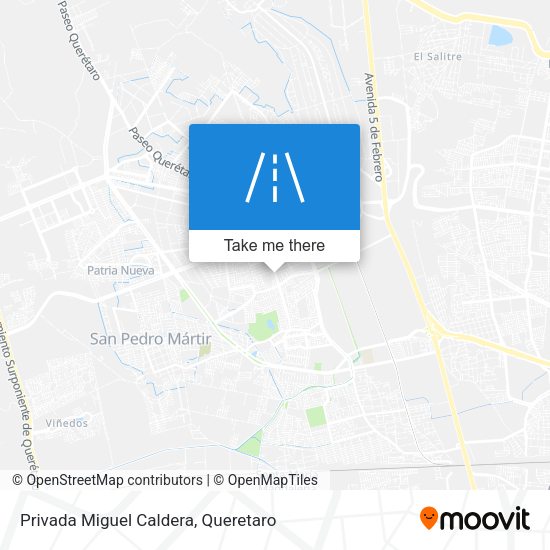 Privada Miguel Caldera map