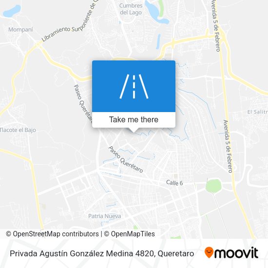 Privada Agustín González Medina 4820 map