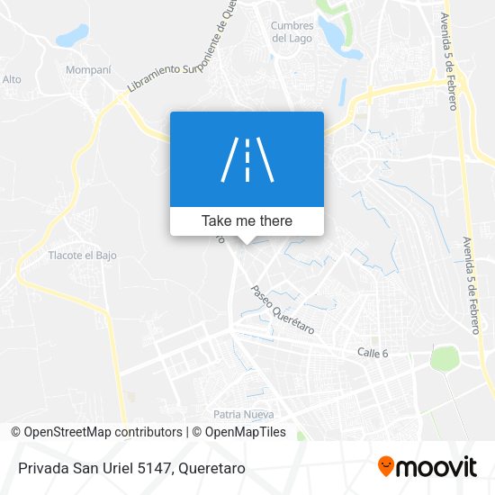 Privada San Uriel 5147 map