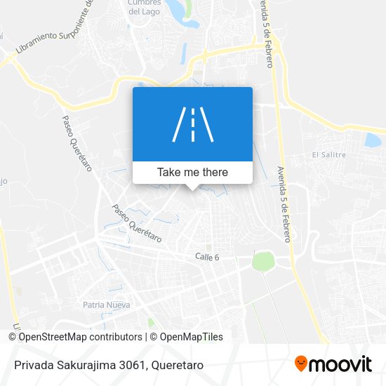 Privada Sakurajima 3061 map