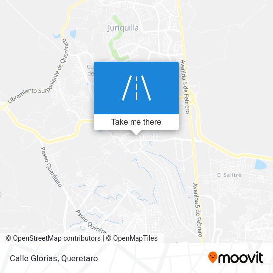 Mapa de Calle Glorias