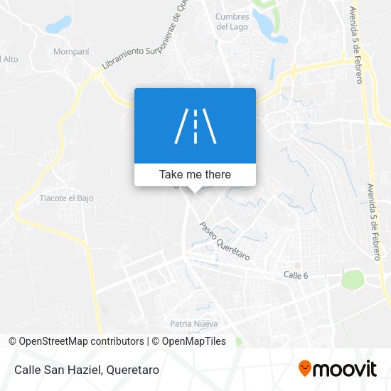 Mapa de Calle San Haziel