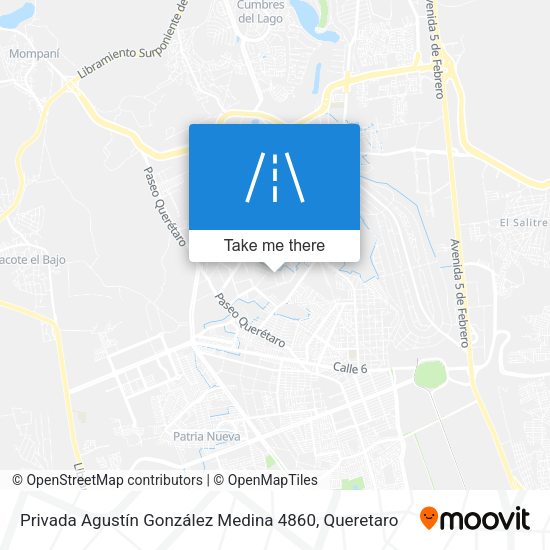 Privada Agustín González Medina 4860 map