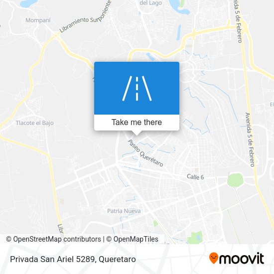 Privada San Ariel 5289 map
