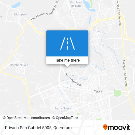 Privada San Gabriel 5005 map